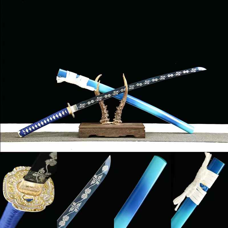 Katana - Flame Bleue