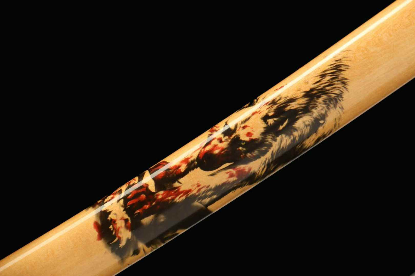 Katana - Loup Noir Aux pas d'Or