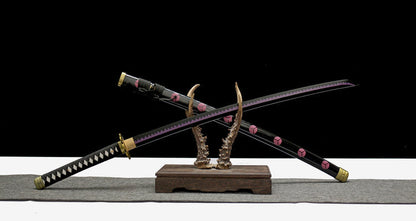 Katana - One Piece Purple Sword Autumn Water - Image 7