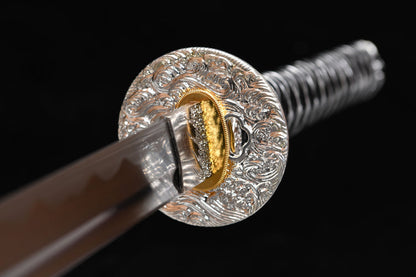 Katana – Silver Dragon Sword - Image 4